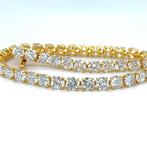 Armband - 14 karaat Geel goud - 11.88ct. tw. Diamant, Nieuw