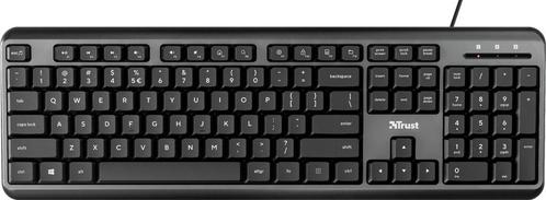 Trust Ody - Bedraad Toetsenbord - Stil - QWERTY - Zwart, Computers en Software, Toetsenborden, Verzenden