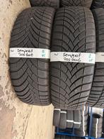 205-60-16 Semperit Winterbanden 8mm Incl Montage 205 60 16, Ophalen, Gebruikt, 16 inch, Band(en)