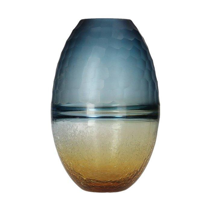 Vaas - Glas - Luxury cut Vase, Antiek en Kunst, Kunst | Designobjecten