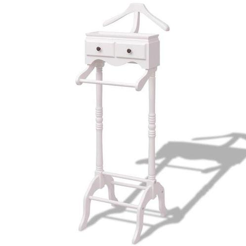 Kledingrek met Kast | Hout Wit | Retourdeal 46% Korting, Huis en Inrichting, Kasten | Kledingkasten, 25 tot 50 cm, Nieuw, Grenenhout