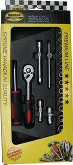 Doppendoos - 1/4 Duims Aansluiting - 19 Delig - Doppenset -, Doe-het-zelf en Verbouw, Gereedschap | Handgereedschap, Ophalen of Verzenden