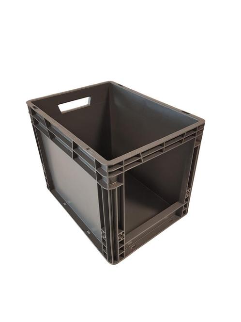 40x30x32 magazijnbak, stapelbaar, PP-R, donkergrijs, nieuw -, Doe-het-zelf en Verbouw, Kratten en Dozen, Minder dan 50 cm, Nieuw