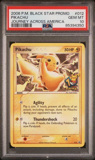 Pikachu (NP 012) PSA 10, Hobby en Vrije tijd, Verzamelkaartspellen | Pokémon, Nieuw, Ophalen of Verzenden