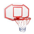 Recreatieve basketbalset voor tuin of garage - rood/wit/b..., Sport en Fitness, Basketbal, Ophalen of Verzenden, Nieuw, Ring, Bord of Paal