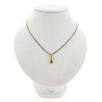 10 Krt. hanger met mix van edelstenen (Hanger of bedel), Ophalen of Verzenden, Gebruikt, Goud, Overige merken