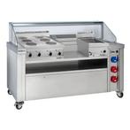 GGM Gastro | Mobiel Kookstation - 1600x850mm - Hoogte: |, Verzenden, Nieuw in verpakking, Overige typen