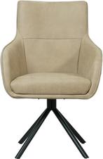 Leren eetkamerstoel - Draaibaar - Automatisch terug naar beg, Huis en Inrichting, Stoelen, Overige kleuren, Nieuw, Leer, Ophalen of Verzenden