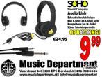 SOHO Audio Link Educational Headphones | Music Department, Ophalen of Verzenden, Nieuw, Over oor (circumaural), Overige merken