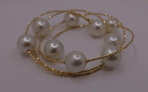 Armband - 18 karaat Geel goud - Gecertificeerde Zuidzee, Sieraden, Tassen en Uiterlijk, Armbanden