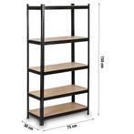 Werkbank Stellingkast 150kg p/plank | 75cm Breed | Laatst..., Ophalen of Verzenden, Nieuw, 70 tot 120 cm, Bankschroef