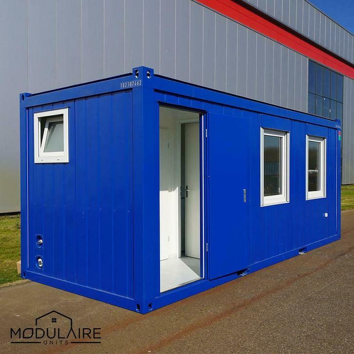 Bouwkeet kopen tegen lage prijs? Hier met keuken en toilet!, Zakelijke goederen, Machines en Bouw | Keten en Containers