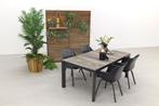 Hartman Sophie Xerix/Kings tuinset antraciet - 180x100 cm., Verzenden, Nieuw, Kunststof, Tuinset