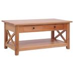 vidaXL Salontafel 100x55x46 cm massief mahoniehout, 100 tot 150 cm, Verzenden, Nieuw, 50 tot 100 cm