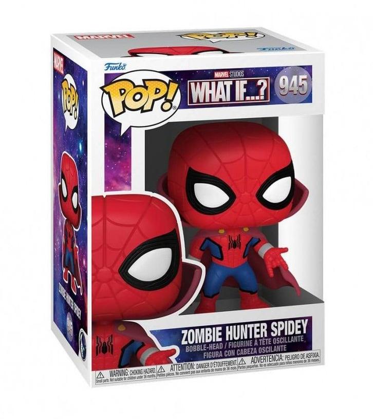 Funko Pop! - Marvel What If Zombie Hunter Spidey #945 |, Verzamelen, Poppetjes en Figuurtjes, Nieuw, Verzenden