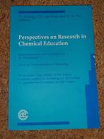 Perspectives on research in chemical education 9789073346253, Verzenden, Zo goed als nieuw