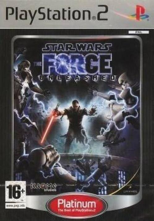Star Wars The Force Unleashed (platinum) (PlayStation 2), Spelcomputers en Games, Games | Sony PlayStation 2, Gebruikt, Vanaf 12 jaar