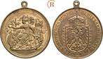 Brons medaille auf das 10 dt Bundesschiessen 1890 Berlin:, Verzenden