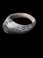Viking periode Bronze Ship Seal Ring (Zonder Minimumprijs), Antiek en Kunst