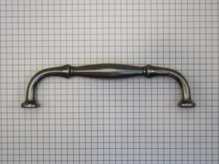 Vaste rustieke handgreep ijzer blank 128 mm, Doe-het-zelf en Verbouw, Hang- en Sluitwerk, Nieuw, Ophalen of Verzenden