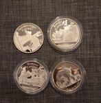 Nederland, Luxemburg, Malta. 1 Ounce Na 2000, 4 stuks