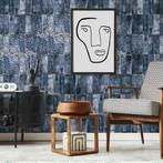 Wandtegel Ragno Lume Depth Handvorm Blauw Glans 6,5x23, Nieuw, 20 tot 40 cm, 10 m² of meer, Wandtegels