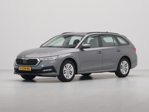 Zakelijke Lease |  Škoda Octavia Combi 1.0 e-TSI 110pk DSG B, Auto's, Skoda, Dealer onderhouden, Lease, Zwart, Automaat, Stationwagon