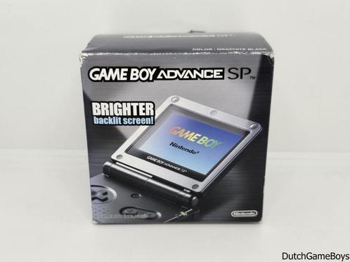 Gameboy Advance / GBA SP - Console - Graphite Black - AGS-10, Spelcomputers en Games, Spelcomputers | Nintendo Game Boy, Gebruikt