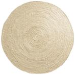 Vloerkleed Jute Bleached Rond, Huis en Inrichting, Stoffering | Tapijten en Kleden, Nieuw