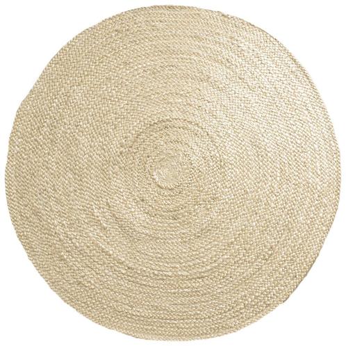 Vloerkleed Jute Bleached Rond, Huis en Inrichting, Stoffering | Tapijten en Kleden