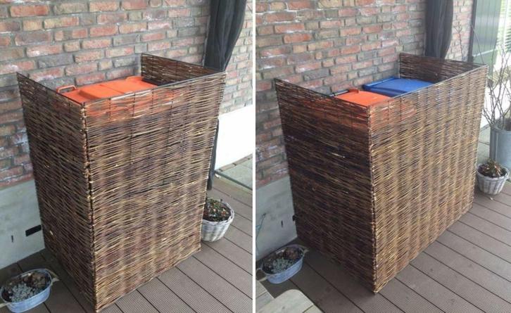 afvalcontainerombouw, wilgencontanerombouw , afvalcontainer, Huis en Inrichting, Woonaccessoires | Prullenbakken, Nieuw, Overige materialen