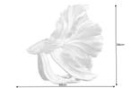 Design decoratief figuur vechtende vis CROWNTAIL 65cm zwart, Huis en Inrichting, Woonaccessoires | Vazen, Ophalen of Verzenden