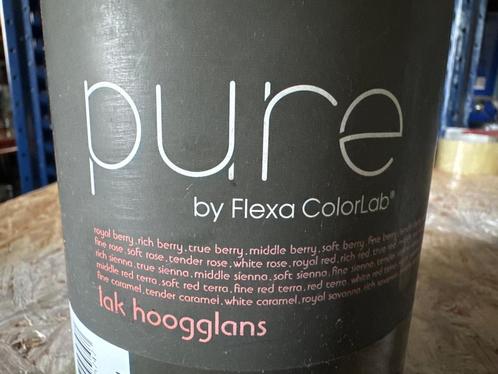 Flexa Pure Lak Hoogglans - ral 9010 - 2 liter, Doe-het-zelf en Verbouw, Verf, Beits en Lak, Lak, Overige kleuren, Nieuw, Minder dan 5 liter