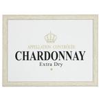 schootkussen wijn chardonnay wit 43cm, Huis en Inrichting, Woonaccessoires | Overige, Verzenden, Nieuw