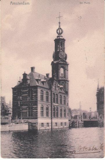 AMSTERDAM - De Munt, Verzamelen, Ansichtkaarten | Nederland, Verzenden