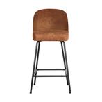 *WOONWINKEL* BePureHome Vogue Lederen Barstoel Cognac 65 Cm, Huis en Inrichting, Barkrukken, Verzenden, Nieuw, Leer
