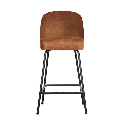 *WOONWINKEL* BePureHome Vogue Lederen Barstoel Cognac 65 Cm, Huis en Inrichting, Barkrukken, Nieuw, Leer, Verzenden
