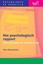 Het psychologisch rapport, 9789026517792, Boeken, Zo goed als nieuw, Studieboeken, Verzenden