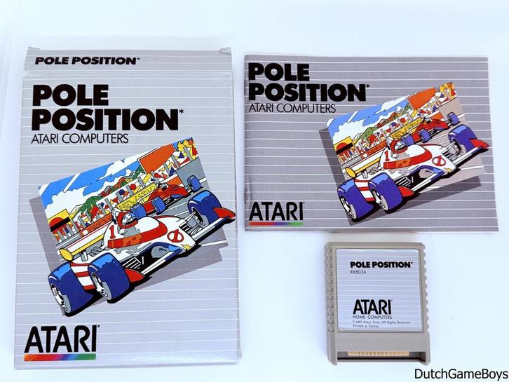 Atari 400/800/XE/XL  - Pole Position, Spelcomputers en Games, Games | Atari, Gebruikt, Verzenden