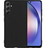 Silicone Hoes - Galaxy A55 - Zwart (Hoesjes, Accessoires), Verzenden, Nieuw