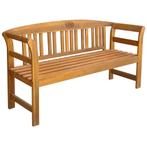 vidaXL Tuinbank 157 cm massief acaciahout, Verzenden, Nieuw, Hout