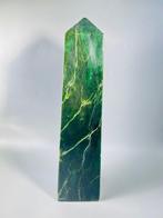 Jade - Toren - Grote Obelisk - Natuurlijk Steen - Intens