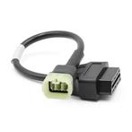 Kawasaki 6-pins OBD – 16-pins OBD2 Verloopkabel | Motorfiets, Verzenden, Nieuw