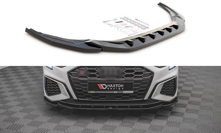 Front Splitter V.4 voor Audi S3 8Y / A3 8Y S line, Auto diversen, Tuning en Styling, Ophalen of Verzenden