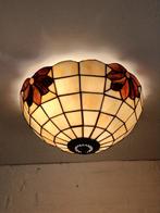 Plafondlamp - 33 cm - Glas-in-lood - Tiffany Style, Antiek en Kunst