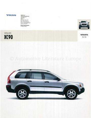 2006 VOLVO XC90 BROCHURE NEDERLANDS beschikbaar voor biedingen