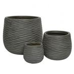 Bloempot | Decoris | Ø 42.5 centimeter | 3 stuks, Tuin en Terras, Bloempotten, Verzenden, Nieuw