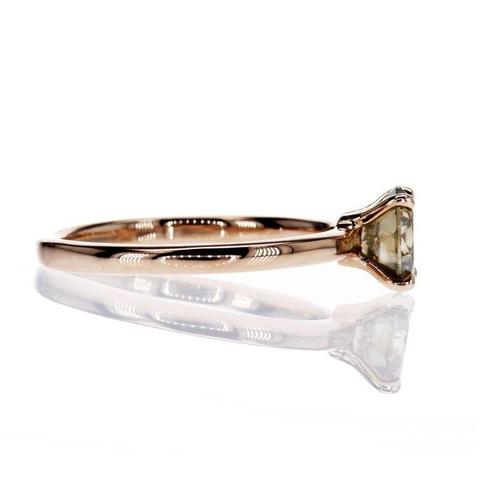 Zonder Minimumprijs - Verlovingsring - 14 karaat Roségoud -, Sieraden, Tassen en Uiterlijk, Antieke sieraden