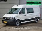 Volkswagen Crafter 102pk Dubbel Cabine L3H3 Trekhaak Navi Ai, Gebruikt, Euro 6, Volkswagen, Wit