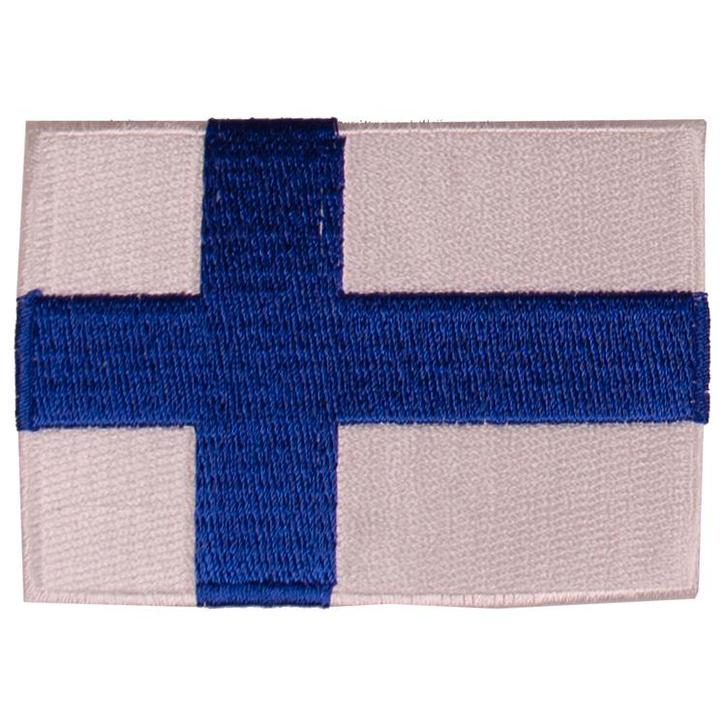 Strijkapplicatie/Patch - Vlag Finland - 8x6cm NIEUW, Hobby en Vrije tijd, Kledingapplicaties en Hotfix, Nieuw, Ophalen of Verzenden